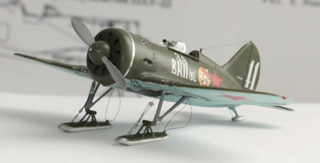 Поликарпов И-16 тип 5, аэродром Купля, зима 1939-40 г.г.