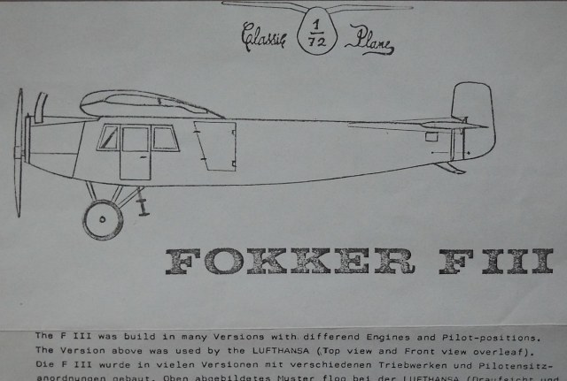 Fokker F.III
