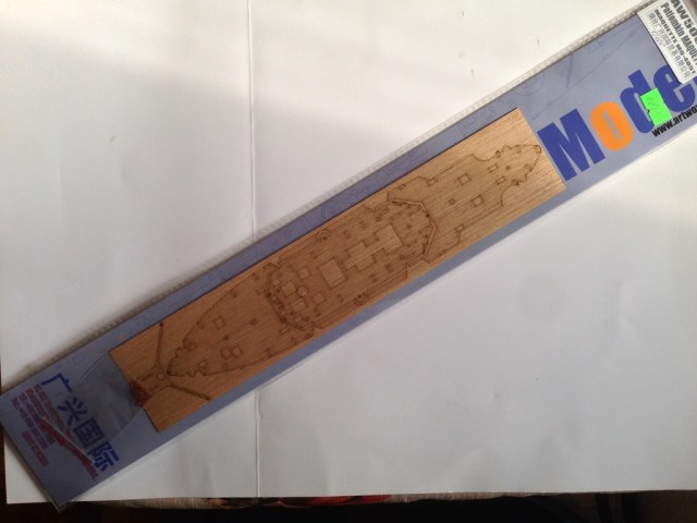 Деревянная палуба на Потемкин от Огонька 1/400