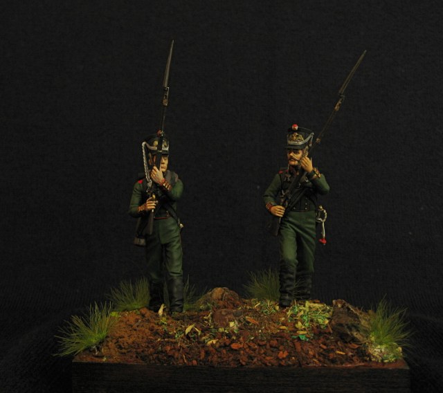 стрелковая пара лейб-гвардии Финляндского полка, 1812-1814