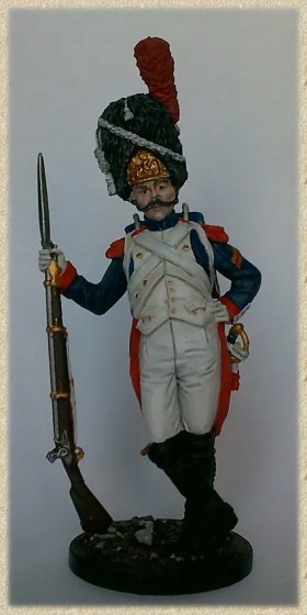 Рядовой полка пеших гренадер Имп. Гвардии. Франция, 1804-15 гг