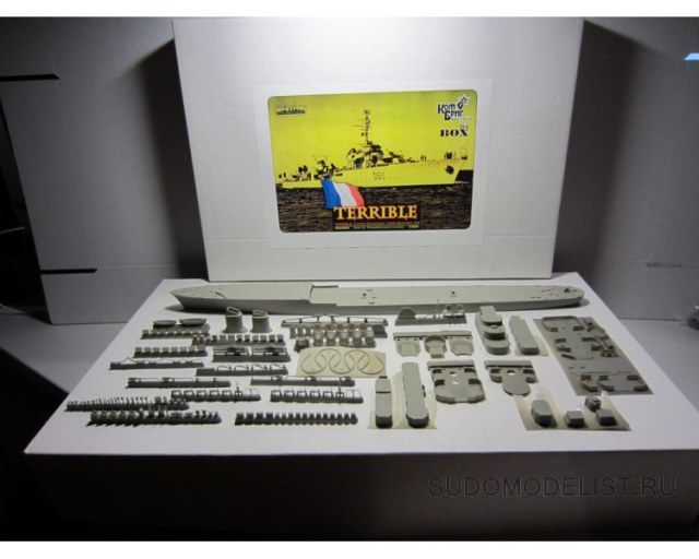 Сборная модель французского эсминца "Terrible", 1936 г.