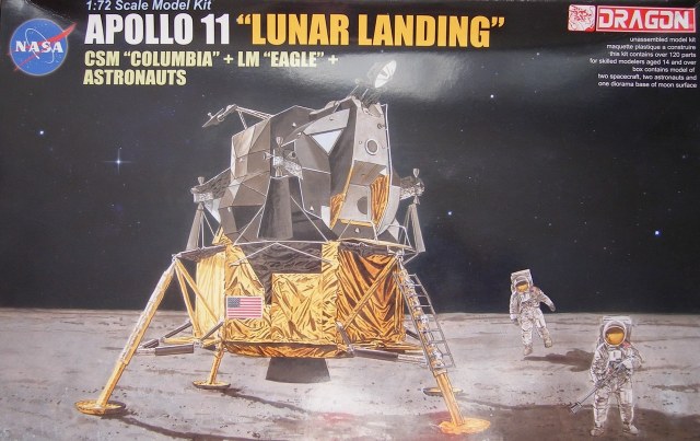 Apollo 11 "Lunar Landing" CSM "Columbia" + LM "Eagle" + Astronauts