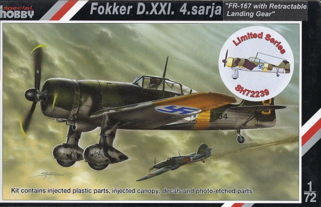 Fokker D.XXI FR-167 with Retractable Landing gear