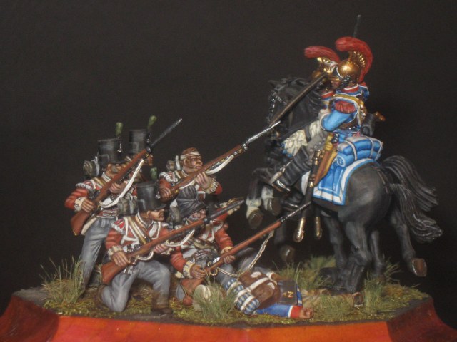 Ватерлоо. Композиция №1. Масштаб 28мм.