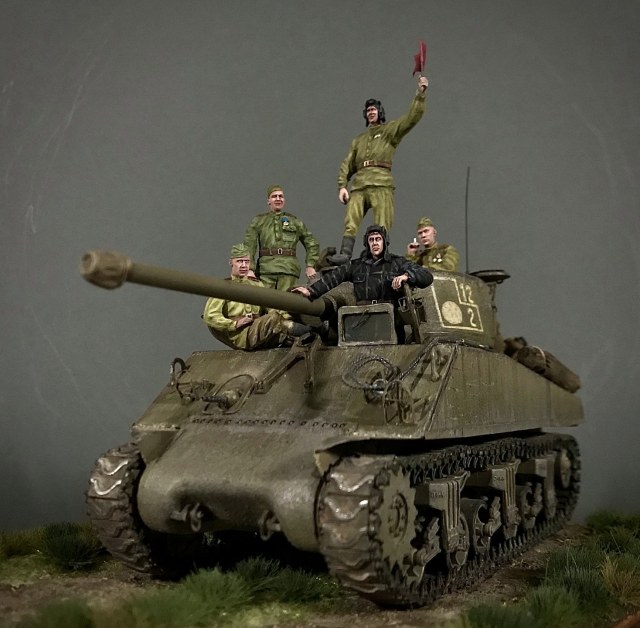 Sherman М4А2(76)W, 1-го механизированного корпуса РККА