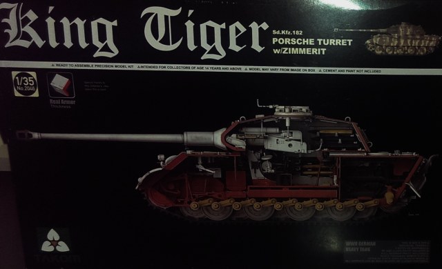 KING TIGER Porsche Turret w/zimmerit