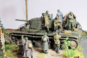 Диорама- " «Передышка между боями».