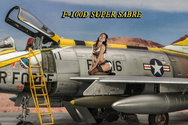 F-100D Super Sabre  в 32м