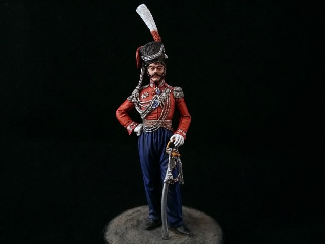 Генерал-адъютант, генерал-майор и командир Лейб-гвардии Казачьего полка граф В.В. Орлов-Денисов. Россия, 1813 год