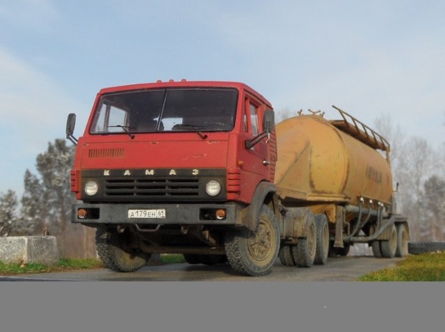 КАМАЗ-54112 с полуприцепом АСП-25