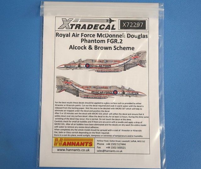 Декаль для Phantom FGR.2 Alcock&Brown scheme
