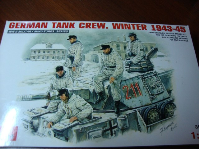 Немецкий танковый экипаж ,зима 1943-1945гг
