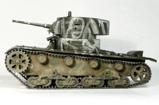 Т-26 ,Невская Дубровка (Ленинградский фронт) 1942 год.