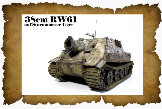 38cm RW61 auf Sturmmorser Tiger
