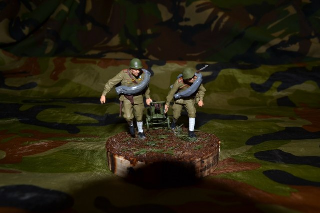 Расчёт советских пулемётчиков