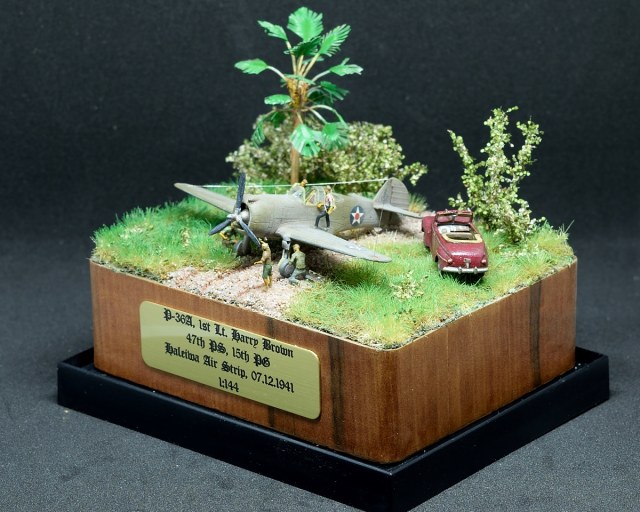 P-36А, 1st.Lt.Harry Brown, 47th PS 15PG, Haleiwa Air Strip, December 1941, 1:144