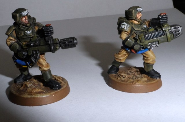 Имперские гвардейцы с тяжелым вооружением