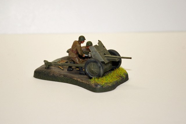 Противотанковое орудие 45мм 1:72