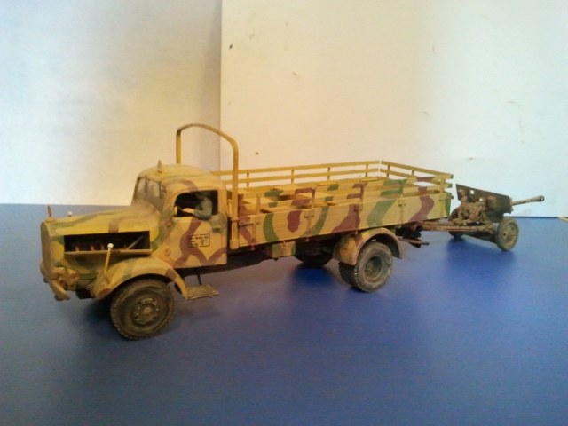 L4500A и German 7,62 cm Gun FK288(r) w/Crew 1/35