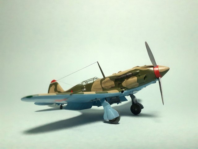 МиГ-3 (обр. 1940) (25-й ИАП, пилот Пышкин Н.М., Закавказский фронт, Азербайджан, аэродром ст. Насосная, 1941 г.)