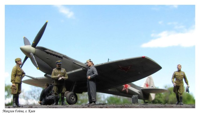 Будни аэродрома(Spitfire LF.IXE)