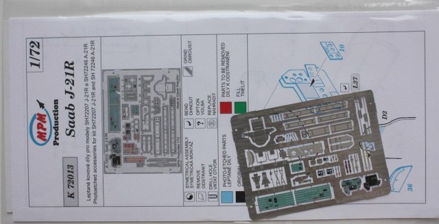 травление для SAAB J-21R/А-21R