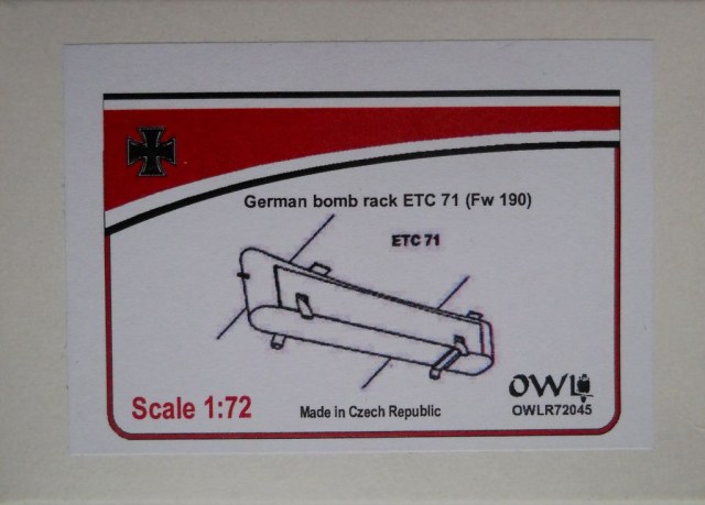 German bomb rack ETC 71 (FW 190)