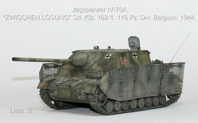 Jagdpanzer IV-70A ZWISCHEN LÖSUNG Sd.Kfz.162-1.116 Pz.Div.Belgium.1944