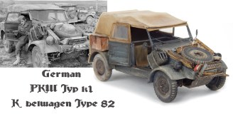German PKW Typ k1 Kubelwagen Type 82