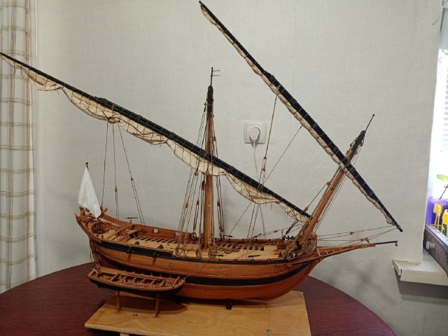 Тартана "La Diligente" Франция. 1735 г.