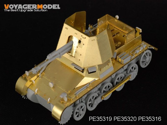 German 47mm PaK(t) Panzerjager I Upper Hull (For DRAGON 6230)
