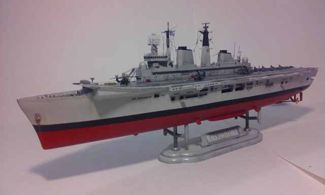 H.M.S. INVINCIBLE light aircraft carrier
