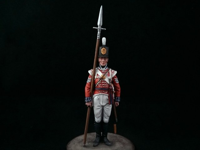 Сержант гренадерской роты 4-го (King's Own) пехотного полка. Великобритания, 1802-06 года