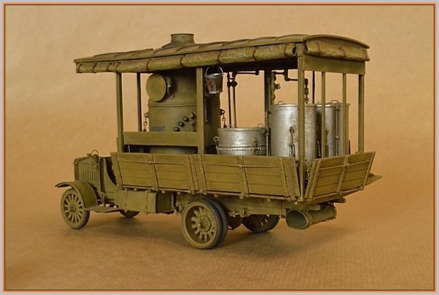Экспериментальная полевая кухня на базе грузового автомобиля "RIKER" 5 т. США, 1917 г.