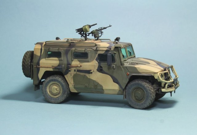 ГАЗ-233014"ТИГР" в камуфляже.