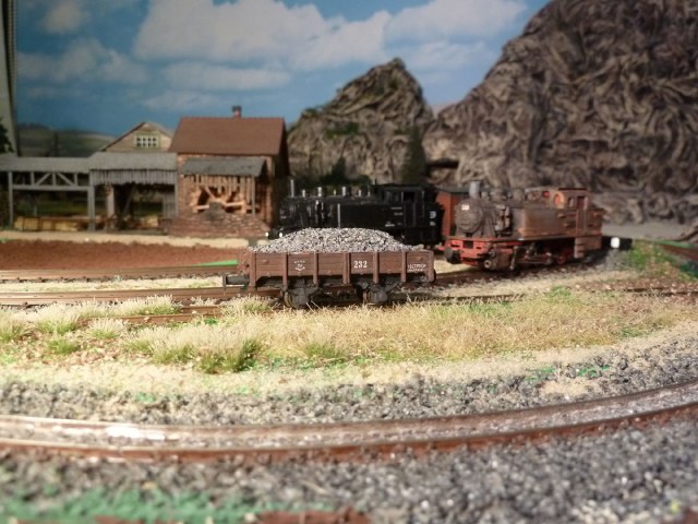 Двухосная платформа колеи 750мм.