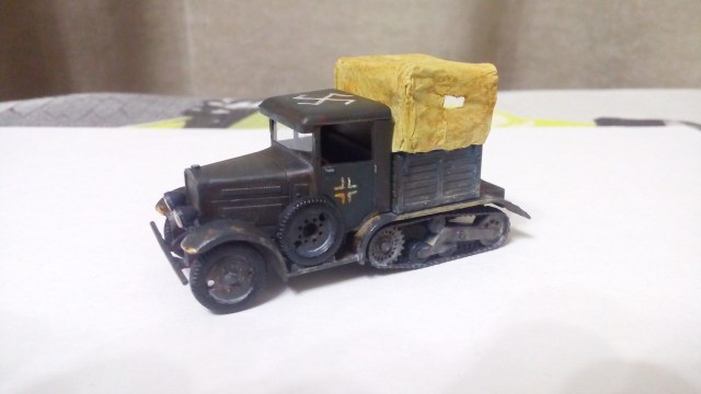 Трофейный польский трактор C4P