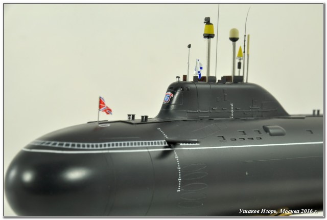 АПЛ К-560 "Северодвинск" проекта 885 "Ясень", 1/350