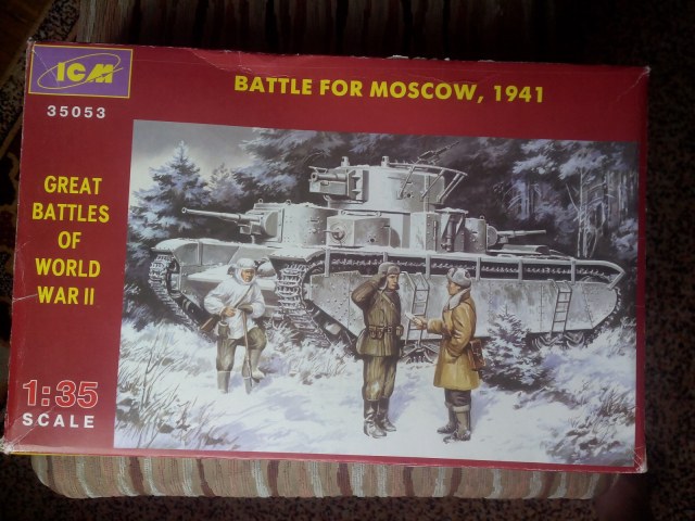 Т-35 с 3-мя фигурками(Battle for Moscow 1941)