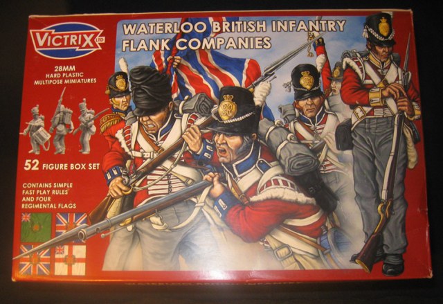 Британская тяжёлая пехота, фланговая рота. Компания 1815 года. (28мм)