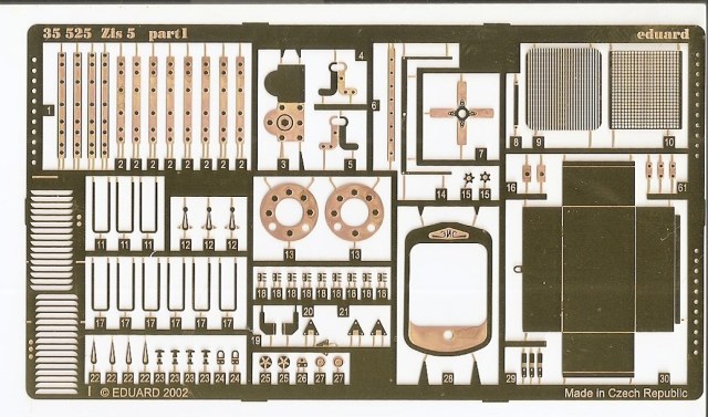 Набор фототравления для Зис-5