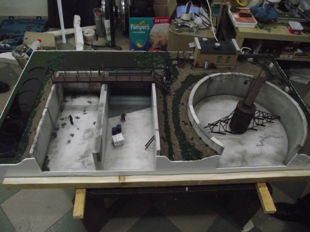 Макет очистных сооружений