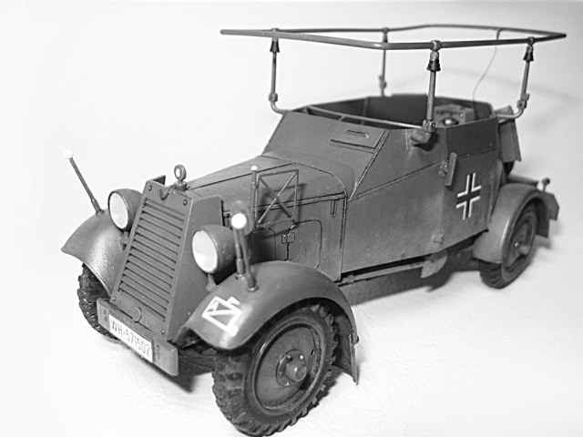 German Adler Kfz.14 Radio Car