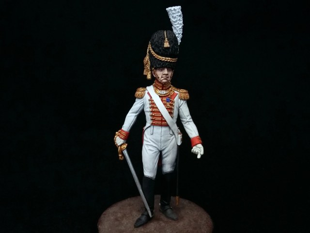 Офицер гвардейских гренадеров. Вестфалия, 1809-10 года