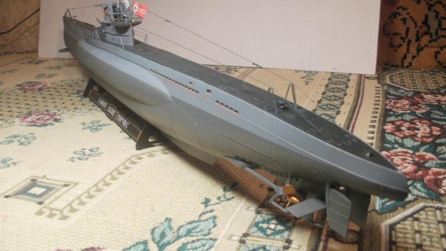 U-552,Немецкая подлодка,Тип VII-C.М1:72.