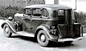 ГАЗ 11 73 с газогенератором.