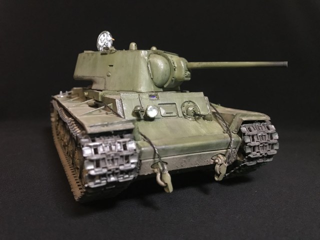 кв-1 мод. с литой башней 1942.