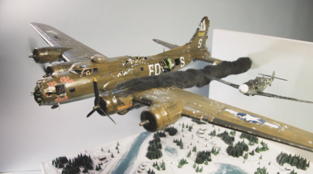 B-17 vs Bf-109 G6