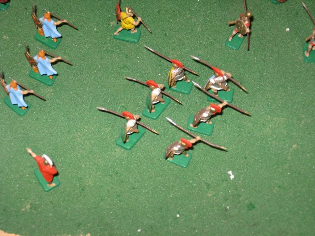 Сражение Римлян с Македонцами.